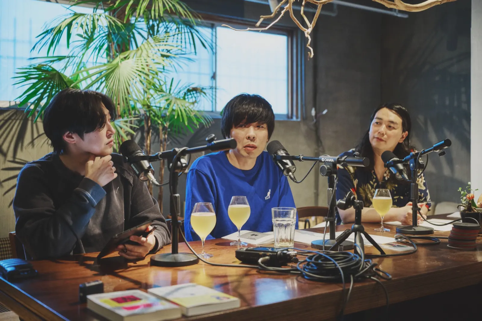 ビデオPodcast『文化的酩酊』収録風景